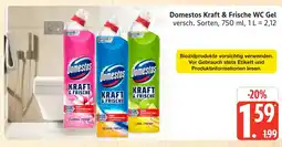 Marktkauf Domestos kraft & frische wc gel floral fresh Angebot