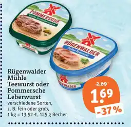 tegut Rügenwalder mühle teewurst Angebot