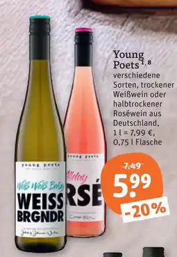 tegut Young poets weissburgunder Angebot