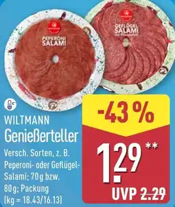 Aldi Nord WILTMANN Genießerteller Angebot