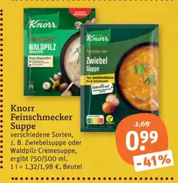 tegut Knorr feinschmecker suppe waldpilz cremesuppe Angebot