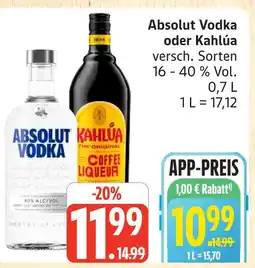 Marktkauf Absolut vodka Angebot