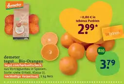 tegut Demeter bio-orangen Angebot
