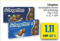 diska Schogetten schogetten nugat Angebot