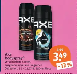 tegut Axe bodyspray Angebot