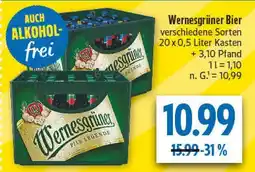diska Wernesgrüner bier Angebot