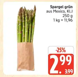 Marktkauf Spargel grün Angebot