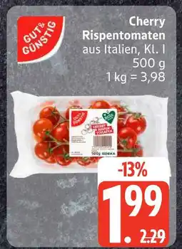 Edeka Gut & günstig cherry rispentomaten Angebot