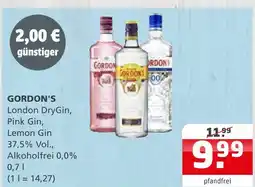 Getränke Quelle Gordon's london dry gin Angebot