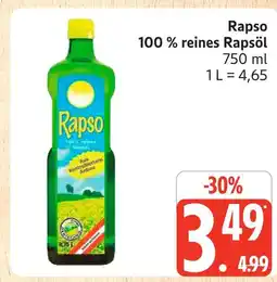Marktkauf Rapso 100 % reines rapsöl Angebot