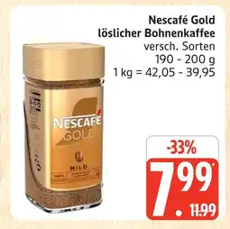 Marktkauf Nescafé gold löslicher bohnenkaffee Angebot