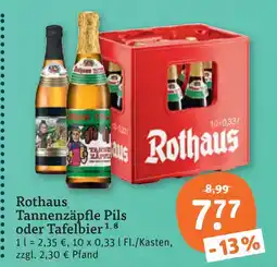 tegut Rothaus tannenzäpfle pils Angebot