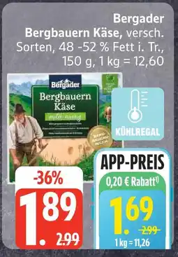 Edeka Bergader bergbauern käse Angebot