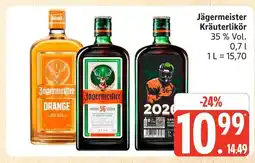 Marktkauf Jägermeister kräuterlikör orange Angebot