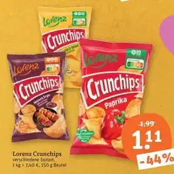 tegut Lorenz crunchips paprika Angebot