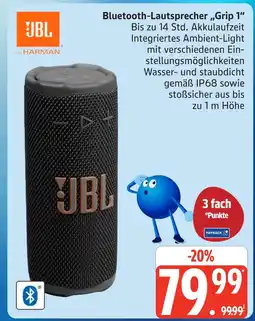 Marktkauf Jbl bluetooth-lautsprecher grip 1 Angebot