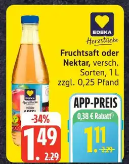 Edeka Edeka herzstücke fruchtsaft Angebot