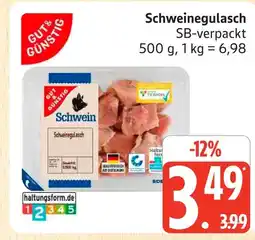 Marktkauf Gut & günstig schweinegulasch Angebot