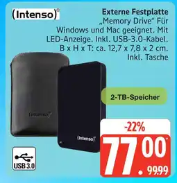 Marktkauf Intenso memory drive Angebot