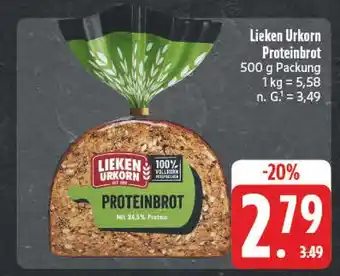 E-Center Lieken urkorn proteinbrot Angebot