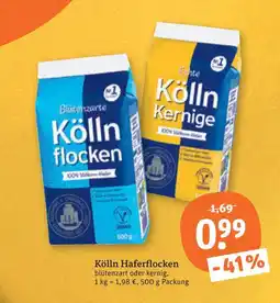 tegut Kölln blütenzarte haferflocken Angebot