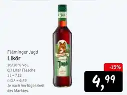 KONSUM Fläminger jagd likör Angebot