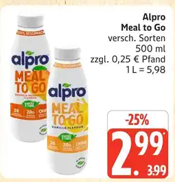 Marktkauf Alpro meal to go mango & passionfruit flavour Angebot
