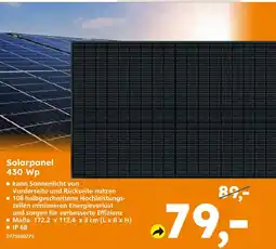 Globus Baumarkt Solarmodul Angebot