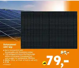 Globus Baumarkt Solarpanel 430 Wp Angebot
