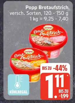 Edeka Popp brotaufstrich Angebot