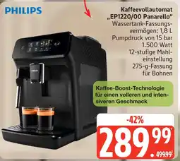 Marktkauf Philips kaffeevollautomat ep1220/00 panarello Angebot