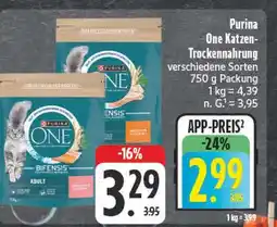 Edeka Purina one katzen-trockenahrung Angebot