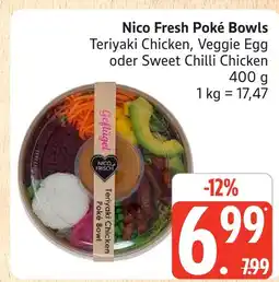 Marktkauf Nico fresh teriyaki chicken poké bowl Angebot