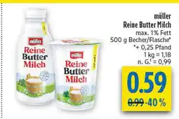 diska Müller reine butter milch Angebot