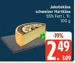 Marktkauf Jakobskäse schweizer hartkäse Angebot