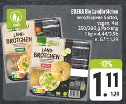E-Center Edeka bio landbrötchen Angebot