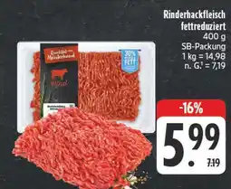 E-Center Rinderhackfleisch fettreduziert Angebot
