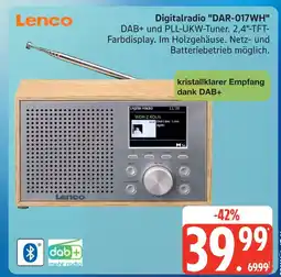 Marktkauf Lenco digitalradio dar-017wh Angebot