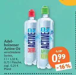 tegut Adelholzener active o2 cherry Angebot