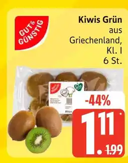 Edeka Gut & günstig kiwis grün Angebot