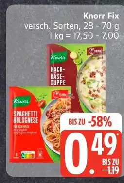 Edeka Knorr hack-käse-suppe Angebot