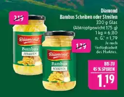 Marktkauf Diamond bambus scheiben Angebot