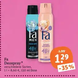 tegut Fa deospray Angebot