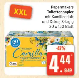 Marktkauf Papermakers camilla toilettenpapier Angebot