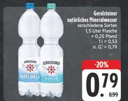 E-Center Gerolsteiner naturell Angebot