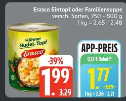 Edeka Erasco eintopf oder familiensuppe Angebot