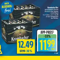 diska Krombacher bier Angebot