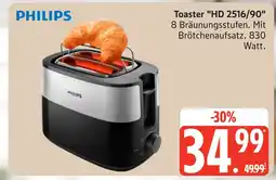 Marktkauf Philips toaster hd 2516/90 Angebot