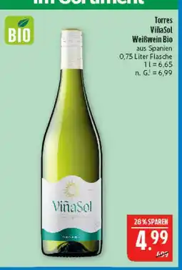 Marktkauf Torres viñasol weißwein bio Angebot