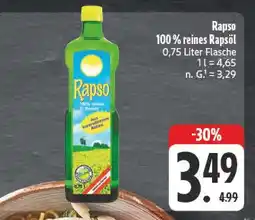 E-Center Rapso 100 % reines rapsöl Angebot